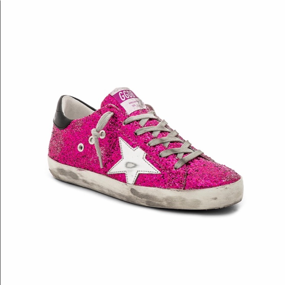 Golden Goose Superstar Pink Sneakers Only Worn Once- Size 9m